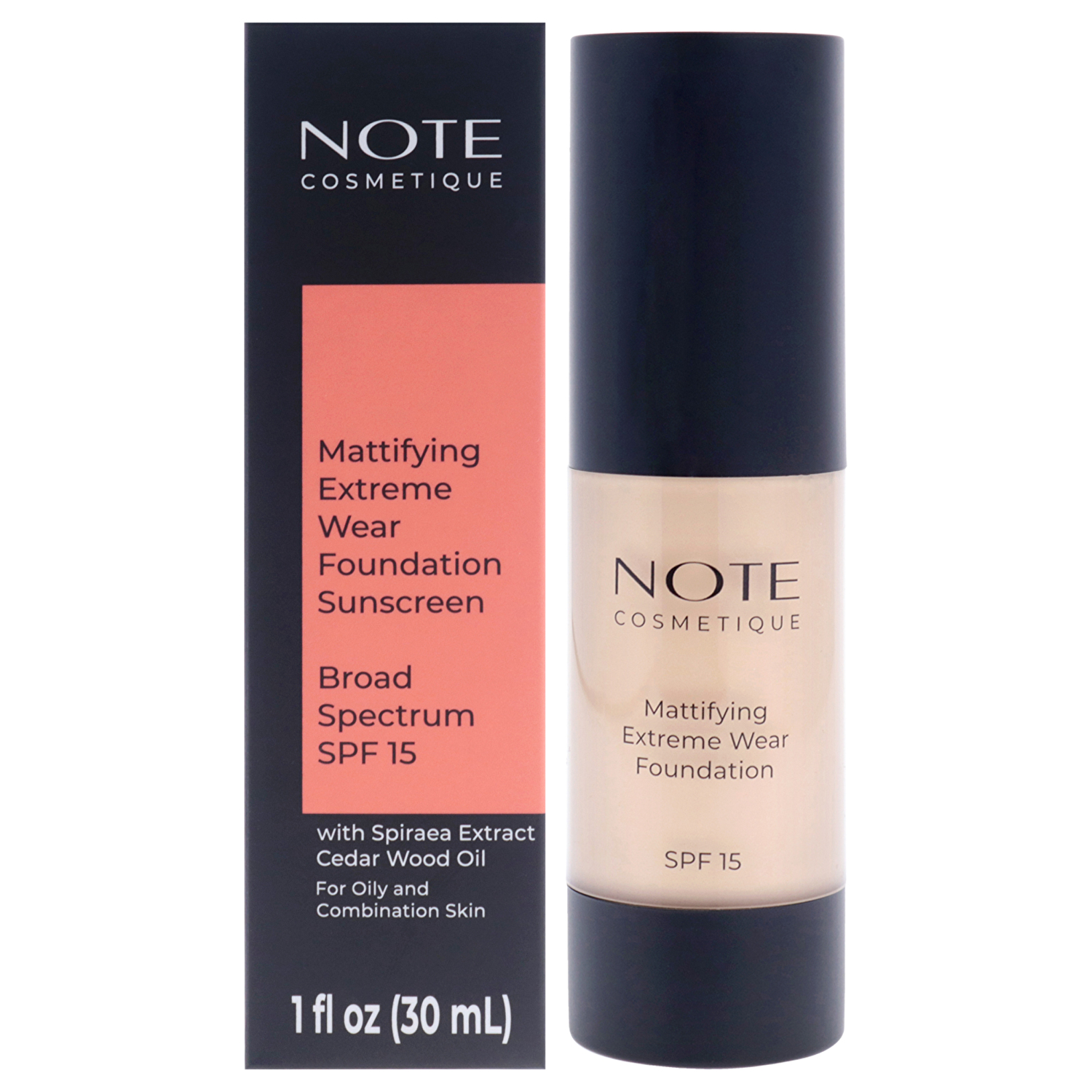 Mattifying Extreme Wear Foundation - 7 Shades - 01# Beige - 30ml