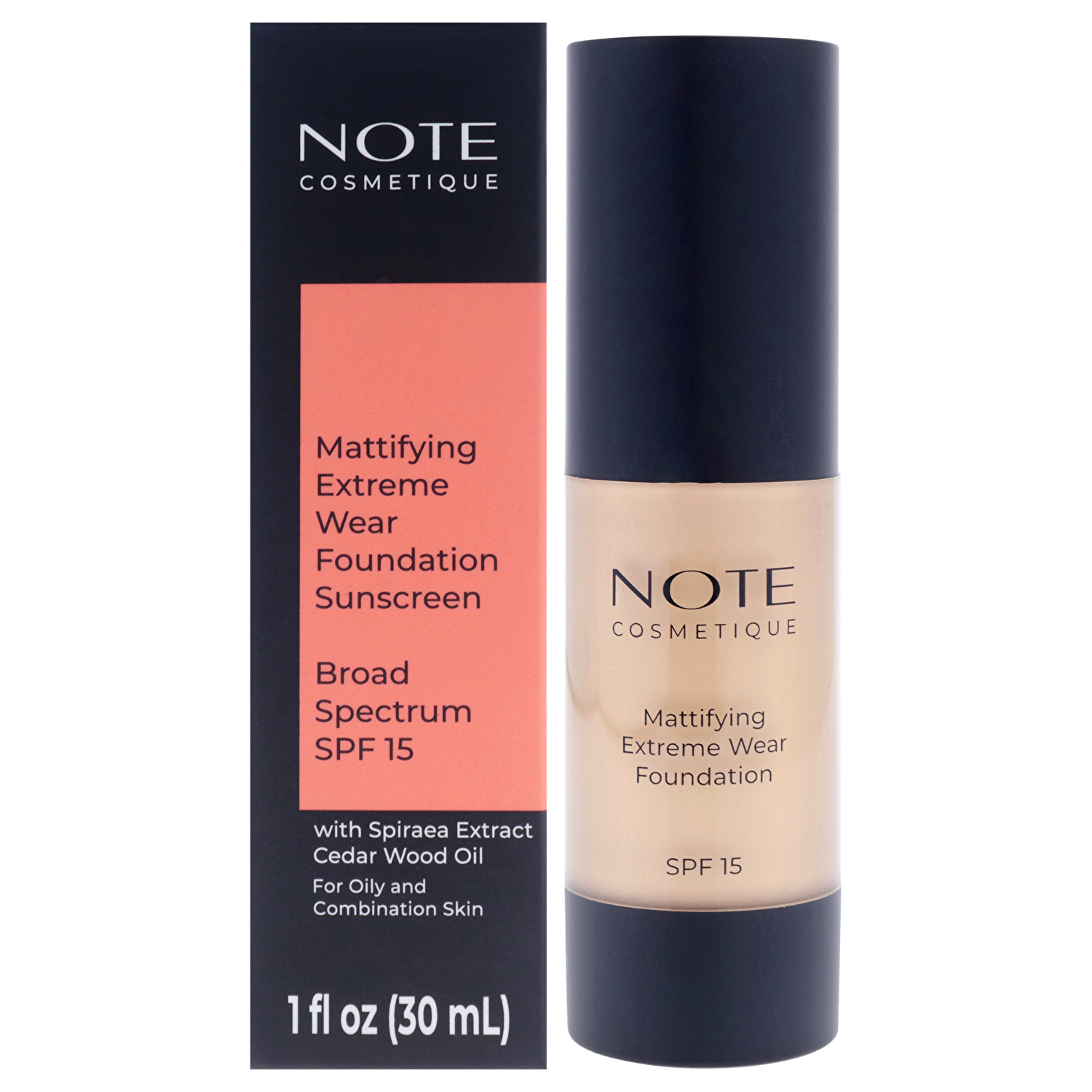 Mattifying Extreme Wear Foundation - 7 Shades - 03# Medium Beige - 30ml