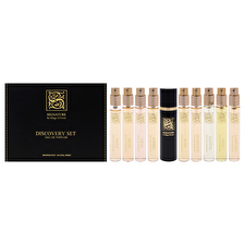 Sillage dOrient Signature Discovery Set By Sillage Dorient For Women - 10 Pc Mini Gift Set 0.34oz Sandal Eau De Parfum Spray Vial (mini) 0.34oz Saphire Eau De Parfum Spray Vial (mini) 0.34oz Musk Eau De Parfum Spray Vial (mini) 0.34oz Rose Eau De Parfum Spray Vial (mini) 0.34oz Oud Eau De Parfum Spray Vial (mini) 0.34oz Onix Eau De Parfum Spray Vial (mini) 0.34oz Diamond Eau De Parfum Spray Vial (mini) 0.34oz Ambre Eau De Parfum Spray Vial (mini) 0.34oz Opal Eau De Parfum Spray Vial (mini) 0.34oz Jade Eau D