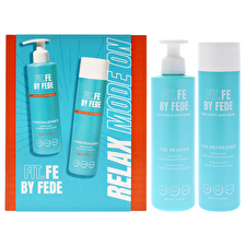 Fit.Fe By Fede Active Lifestyle Relax Mode On By Fit.fe By Fede For Women - 2 Pc 240ml/8.4oz The Refresher Body Wash 240ml/8.4oz The Reviver Body Lotion 240ml/8.4oz