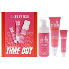 Fit.Fe By Fede Active Lifestyle Time Out By Fit.fe By Fede For Women - 3 Pc 150ml/5.1oz The Power Cleanser 30ml/1.7oz The Reliever Face Gel Cream 0.27oz The Fixer Lip Balm 150ml/5.1oz