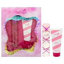 Aquolina Pink Sugar For Women - 2 Pc Gift Set 90ml/3.4oz Eau De Toilette Spray 90ml/3.4oz Glossy Shower Gel 90ml/3.4oz
