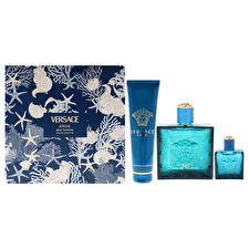 Versace Versace Eros For Men - 3 Pc Gift Set 90ml/3.4oz Eau De Toilette Spray 0.17oz Eau De Toilette Spray Vial (mini) 150ml/5oz Sh 90ml/3.4oz