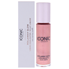 Iconic London Rollaway Glow Liquid Highlighter - Rose Potion For Women 0.27oz