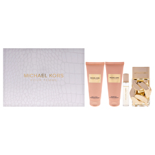 Michael Kors Michael Kors Pour Femme For Women - 4 Pc Gift Set 90ml/3.4oz Eau De Parfum Spray 0.3oz Eau De Parfum Spray(mini) 90ml/3.4oz Body Lotion 90ml/3.4oz Shower Gel 90ml/3.4oz
