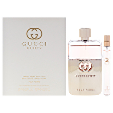 Gucci Guilty Pour Femme Eau De Parfum Gift Set Eau De Parfum 90ml And Miniature Eau De Parfum 10ml 90ml