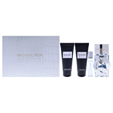 Michael Kors Michael Kors Pour Homme For Men - 4 Pc Gift Set 90ml/3.4oz Eau De Parfum Spray 0.3oz Eau De Parfum Spray(mini) 90ml/3.4oz Body Lotion 90ml/3.4oz Shower Gel 90ml/3.4oz
