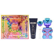 Moschino Moschino Toy 2 Pearl For Unisex - 3 Pc Gift Set 90ml/3.4oz Eau De Parfum Spray 90ml/3.4oz Body Lotion 0.3oz Eau De Parfum Spray (mini) 90ml/3.4oz
