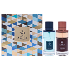 Azha Azha Perfume For Men - 2 Pc Gift Set 90ml/3.3oz Ashes Of Moon Eau De Parfum Spray 90ml/3.3oz Ocean Breeze Eau De Parfum Spray 90ml/3.3oz