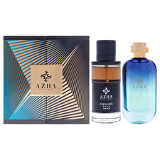 Azha Azha Perfume For Unisex - 2 Pc Gift Set 90ml/3.3oz Chevalier Noir Eau De Parfum Spray 90ml/3.3oz Eternal Night Eau De Parfum Spray 90ml/3.3oz