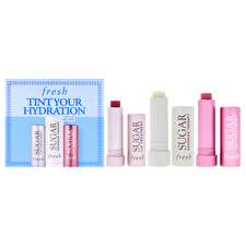Fresh Tint Your Hydration Set For Women - 3 Pc 0.07oz Sugar Lip Treatment - Rose 0.07oz Sugar Lip Treatment - Bloom 0.15oz Sugar Advanced Therapy Treatment Lip Balm 0.07oz