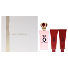 Dolce and Gabbana Q By Dolce And Gabbana For Women - 3 Pc Gift Set 90ml/3.3oz Eau De Parfum Spray 30ml/1.69oz Shower Gel 30ml/1.69oz Body Lotion 90ml/3.3oz