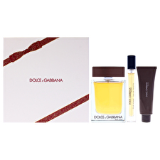 Dolce and Gabbana The One By Dolce And Gabbana For Men - 3 Pc Gift Set 90ml/3.3oz Eau De Toilette Spray 0.33oz Eau De Toilette Spray (mini) 30ml/1.69oz Shower Gel 90ml/3.3oz