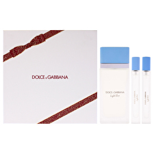 Dolce and Gabbana Light Blue By Dolce And Gabbana For Women - 3 Pc Gift Set 90ml/3.3oz Eau De Toilette Spray 2x 0.33oz Eau De Toilette Spray (mini) 2x0.33oz