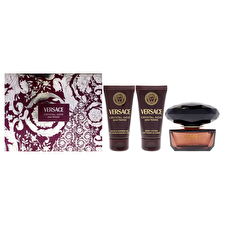 Versace Versace Crystal Noir For Women - 3 Pc Gift Set 30ml/1.7oz Eau De Parfum Spray 30ml/1.7oz Body Lotion 30ml/1.7oz Bath And Shower Gel 30ml/1.7oz