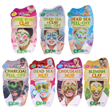 7th Heaven Face Mask Set For Women - 7 Pc 0.3oz Dead Sea Plus Clay Peel-off Mask 0.5oz Pink Rose Clay Mask 0.7oz Chocolate Mud Mask 0.7oz Duad Sea Mud Mask 0.3oz Deep Sea Peel-off Mask 0.3oz Charcoal Peel-off Mask 0.33oz Blemish Clay Mask 0.3oz