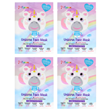 7th Heaven Unicorn Face Sheet Mask Multipack For Kids 4pc