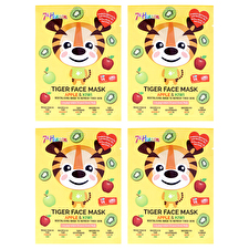 7th Heaven Tiger Face Sheet Mask Multipack For Kids 4pc