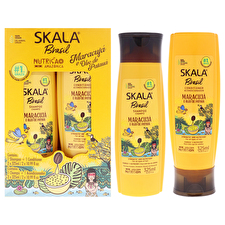 Skala Shampoo Plus Conditioner Maracuja And Oleo De Pataua Brasil For Women - 2 Pc 21.9oz Shampoo 21.9oz Conditioner 21.9oz