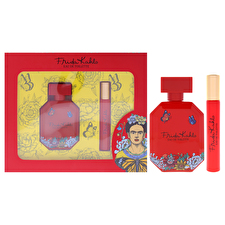 Frida Kahlo Frida Kahlo - Red For Women - 2 Pc Gift Set 90ml/3.4oz Eau De Toilette Spray 0.33oz Eau De Toilette Spray (mini) 90ml/3.4oz