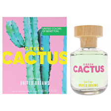 Benetton United Dreams Green Cactus Eau De Toilette Spray 80ml/2.7oz