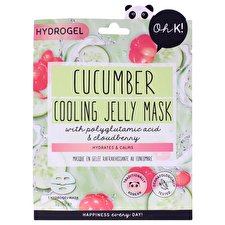 Oh K! Hydrogel Sheet Mask - Cucumber Cooling Jelly For Unisex 1pc