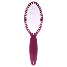 Janeke Large Oval Pneumatic Brush - Burgundy For Unisex 1pc