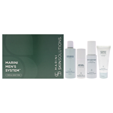 Marini SkinSolutions Marini Men System By Marini Skinsolutions For Men - 4 Pc 180ml/6oz Marini Shave And Cleansing Gel 30ml/1oz Bioclear Face Lotion 30ml/1oz Peptide Xtreme Face Lotion 60ml/2oz Antioxidant Daily Face Protectant Spf 33 180ml/6oz