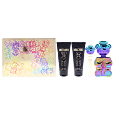 Moschino Moschino Toy 2 Pearl For Unisex - 4 Pc Gift Set 90ml/3.4oz Eau De Parfum Spray 0.33oz Eau De Parfum Spray (mini) 90ml/3.4oz Body Lotion 90ml/3.4oz Bath And Shower Gel 90ml/3.4oz