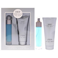 Perry Ellis 360 For Men - 2 Pc Gift Set 30ml/1.7oz Eau De Toilette Spray 180ml/6.7oz Shower Gel 30ml/1.7oz