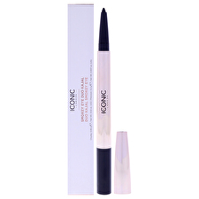 Iconic London Smokey Eye Duo Kajal Eyeliner - Midnight Black For Women 0.027oz
