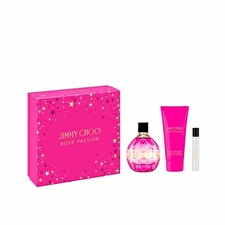 Jimmy Choo Set Jimmy Choo: Rose Passion Eau De Parfum For Women 100ml & Rose Passion Eau De Parfum For Women 7.5ml & Rose Passion Body Lotion 100ml