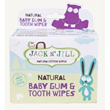 Jack N Jill Natural Baby Gum & Tooth Wipes (0 Months+) X 25 Pack