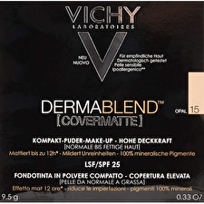Vichy Dermablend Covermatte Compact Powder Spf25 #15 Opal 9.5g