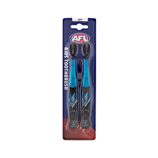 Afl Mascot Kids Toothbrush - Port Adelaide 2 Pack