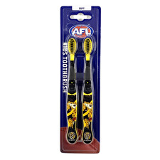 Afl Mascot Kids Toothbrush - Richmond 2 Pack