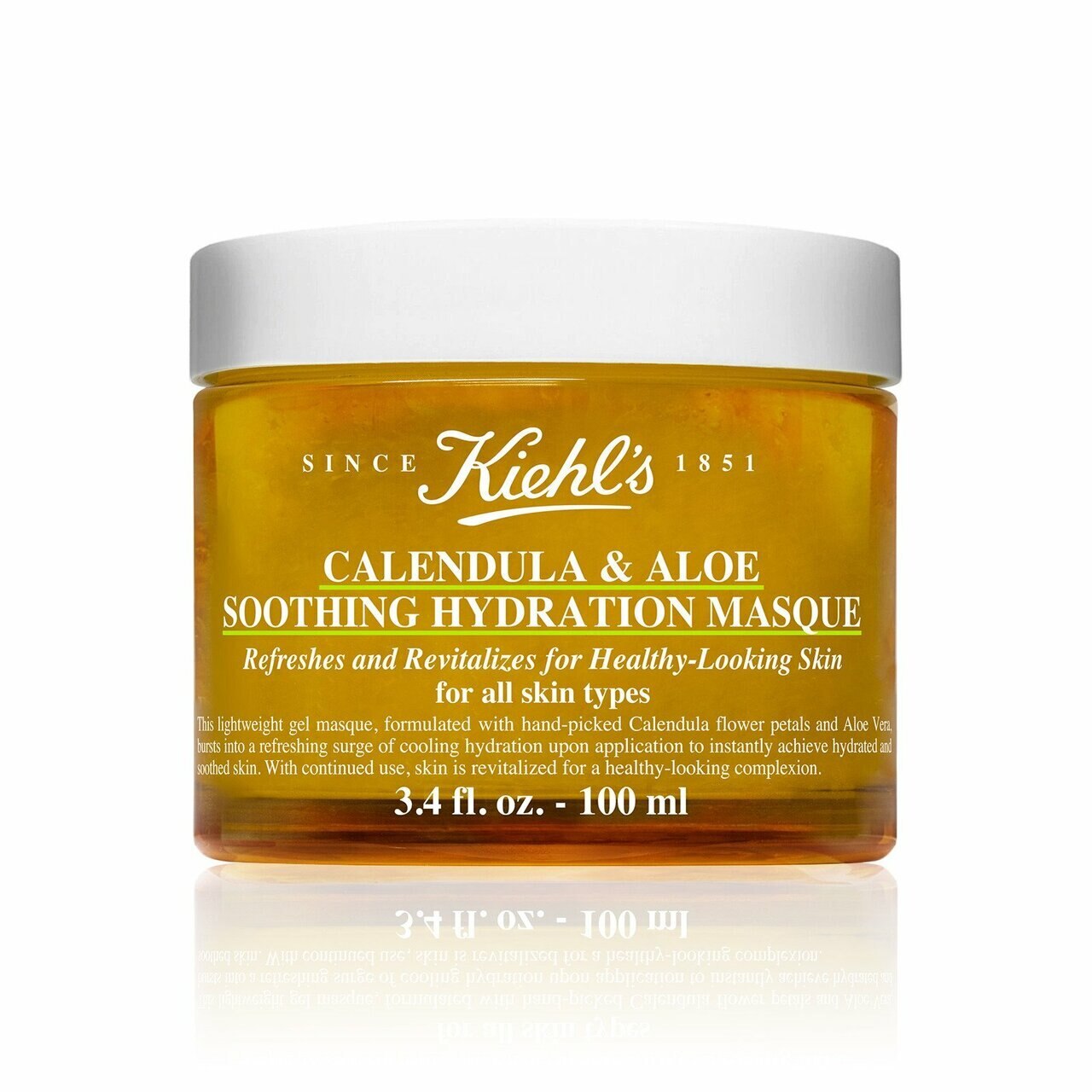 Kiehl's Calendula & Aloe Soothing Hydration Masque - For All Skin Types 100ml/3.4oz