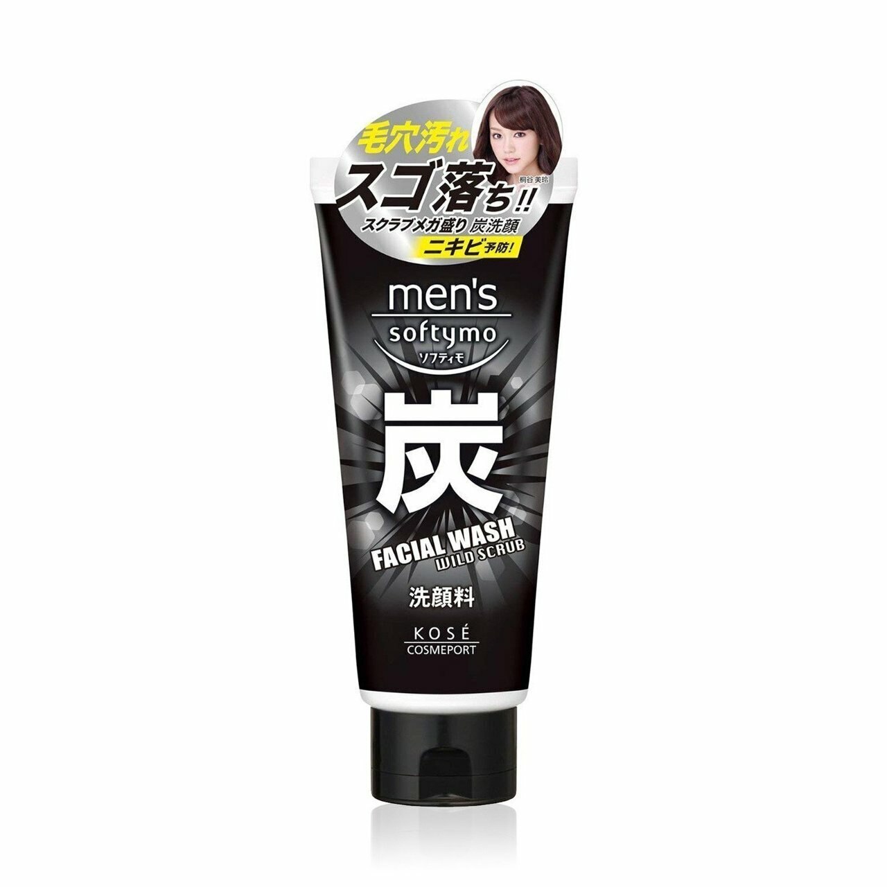 Softymo Men\'s Facial Wash Wild Scrub - 130g