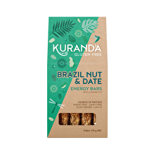 Kuranda Wholefoods Gluten Free Energy Bars Brazil Nut & Date 35g X 5 Pack