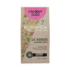 Kuranda Wholefoods Gluten Free Lil Goodies Lunchbox Bites Coconut Slice 18g X 10 Pack
