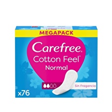 Carefree Cotton Liners With Cotton Extract 76.0ks