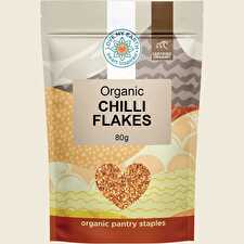 Organic Chilli Flakes 80g