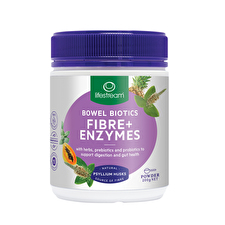 LifeStream Bowel Biotics Fibre + Enzymes with Prebiotics & Probiotics 200g Powder