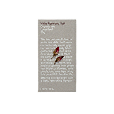 Love Tea Organic White Rose & Goji Tea Loose Leaf 50g
