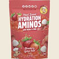 Plant-Based Hydration Aminos Strawberry Lychee 300g