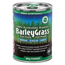 MicrOrganics Green Nutritionals Organic Australian BarleyGrass 600g Powder