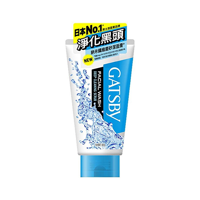 Gatsby Facial Wash - Deep Cleaning Scrub - 130g