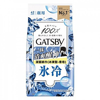 Mandom Gatsby Facial Paper - Ice Type Savon - 42 pcs