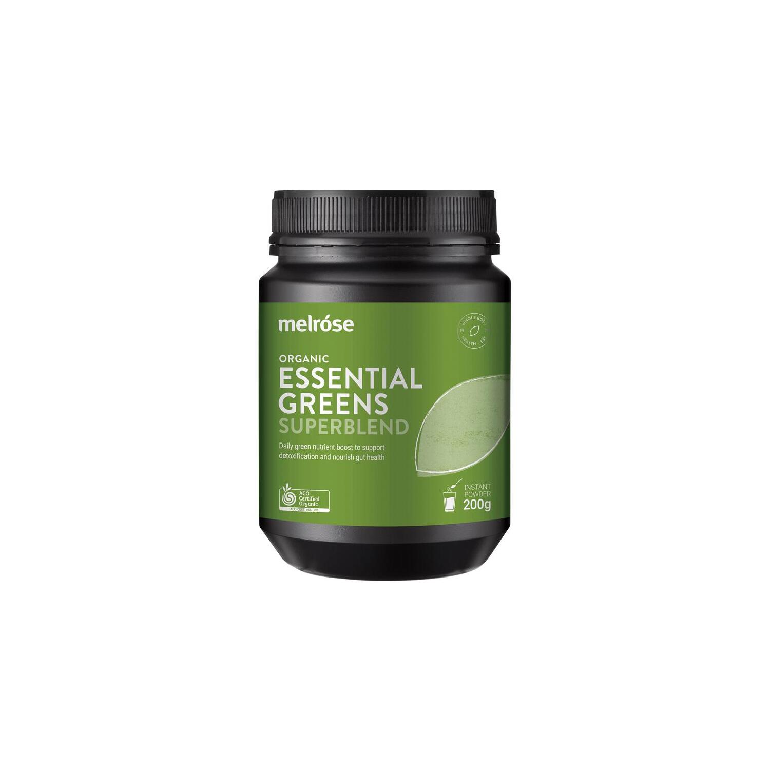 Melrose Organic Essential Greens Powder 120g | Cosmetics Now 日本