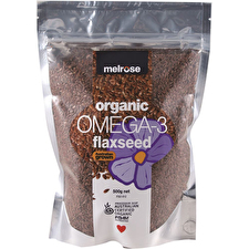 Melrose Organic Omega3 Flaxseed Whole Seeds 500g